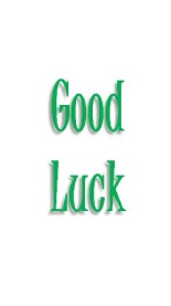 Original Good Luck Card