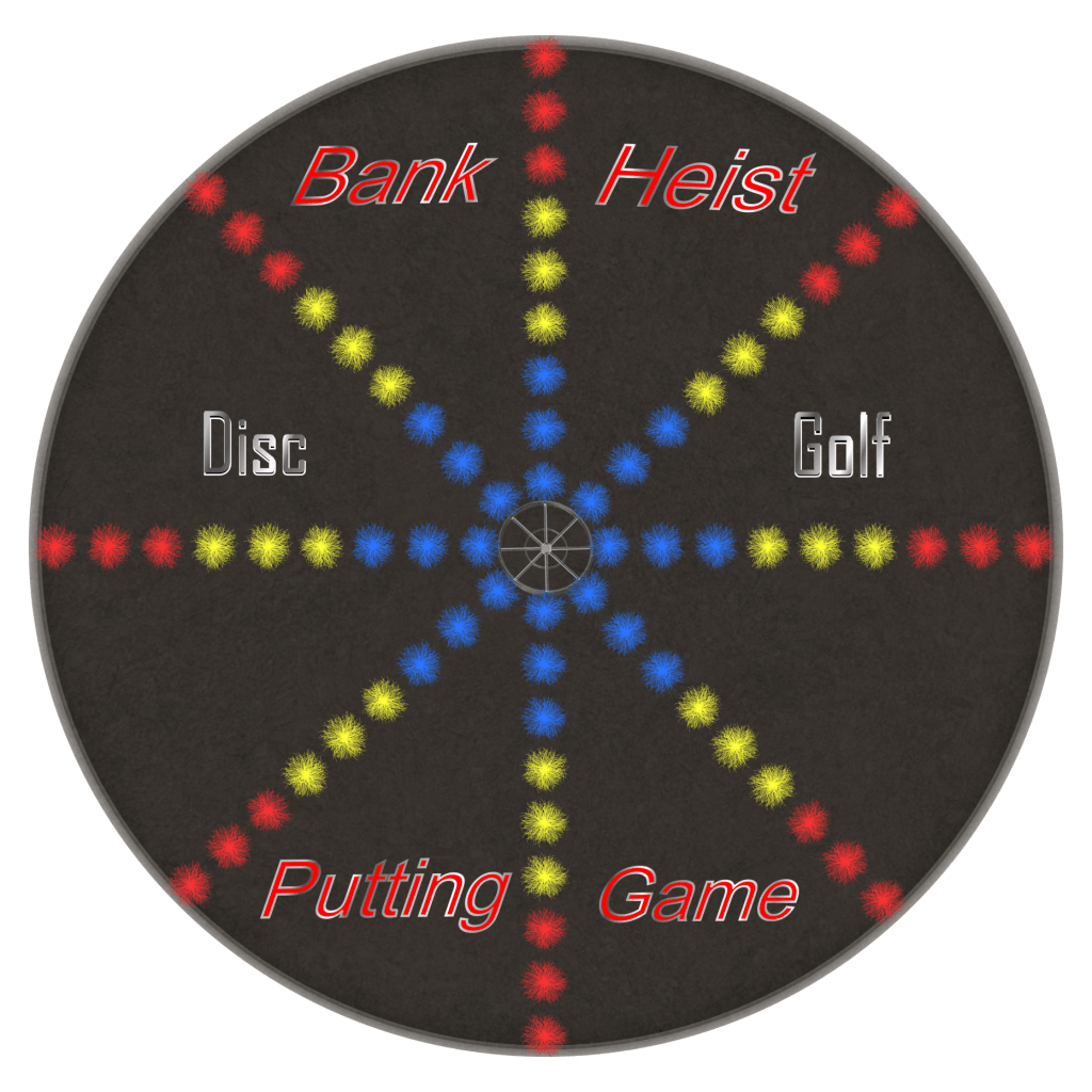 Bank Heist Disc Golf Putting Game